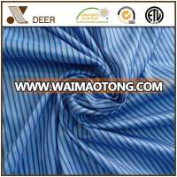 Custom waterproof Two Tone 100 polyester Striped fabric For Suit Lining