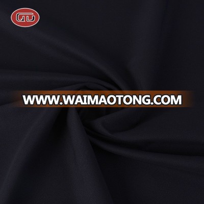 China manufacture men's fancy black plain TR pants suit trouser cloth material fabric for garment