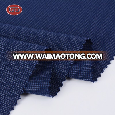 Free sample OEM professional mens TR suit woven blue herringbone fabric