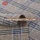 New arrive OEM fancy customized plaid polyester viscose italian suit fabric